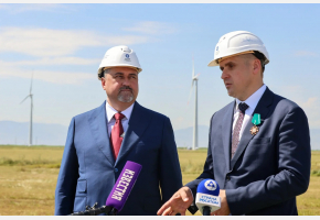В Дагестане торжественно открыли Новолакскую ветроэлектростанцию